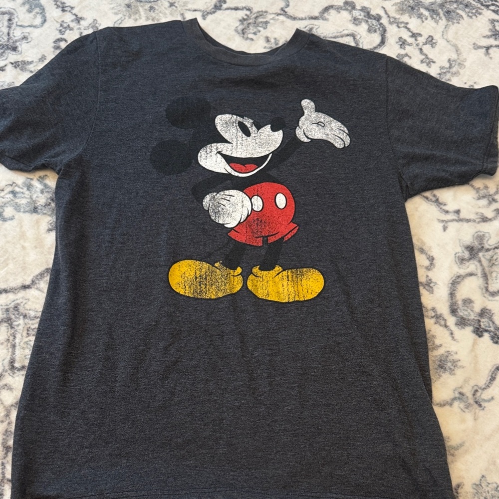 Disney Mickey Mouse Graphic Tee - Charcoal